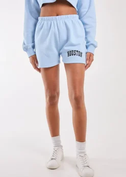 Pink Vanilla Blue Houston Fleece Shorts