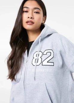 Pink Vanilla Grey Weekend Sport Zip Up Hoodie