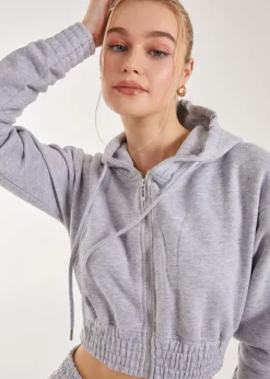 Pink Vanilla Long Sleeve Zip Up Hoodie