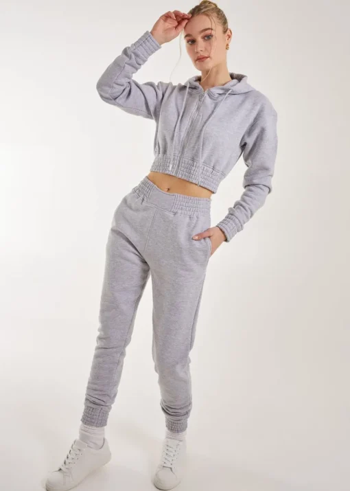 Pink Vanilla Long Sleeve Zip Up Hoodie