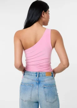 Pink Vanilla Pink Asymmetric Top