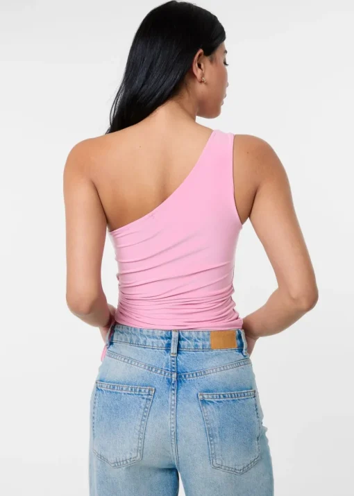 Pink Vanilla Pink Asymmetric Top