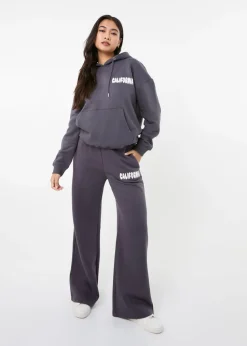 Pink Vanilla Slate California Wide Leg Joggers