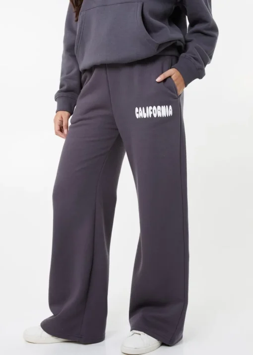 Pink Vanilla Slate California Wide Leg Joggers