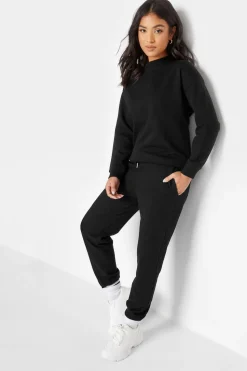 Pixiegirl Petite Black Elasticated Waist Cuffed Joggers
