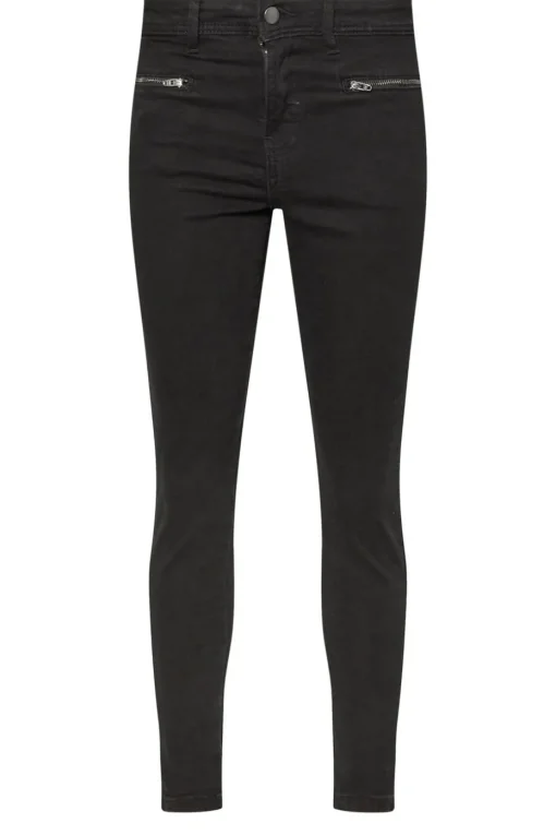 Pixiegirl Petite Black Stretch Zip Pocket Skinny Jeans