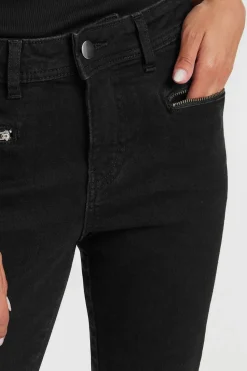 Pixiegirl Petite Black Stretch Zip Pocket Skinny Jeans