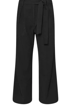 Pixiegirl Petite Black Woven Side Wrap Trousers