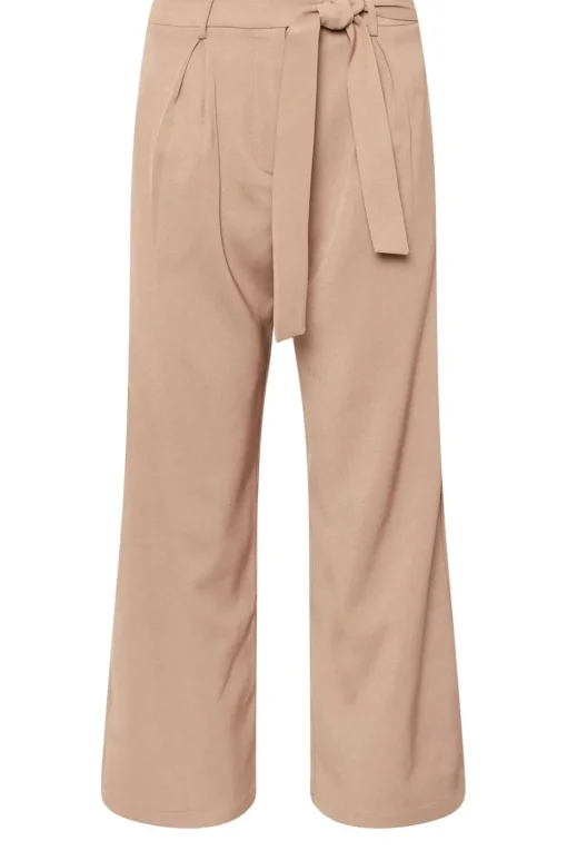 Pixiegirl Petite Blush Pink Woven Side Wrap Trousers