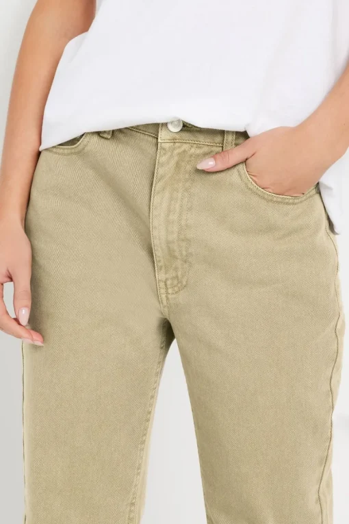 Pixiegirl Petite Natural Brown Straight Leg Jean