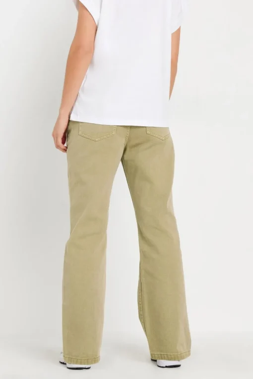 Pixiegirl Petite Natural Brown Straight Leg Jean