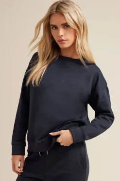 Pixiegirl Petite Navy Blue Jersey Sweatshirt