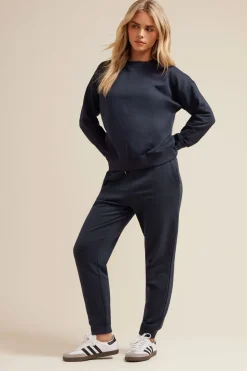 Pixiegirl Petite Navy Blue Jersey Sweatshirt
