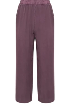 Pixiegirl Petite Purple Acid Wash Wide Leg Trousers