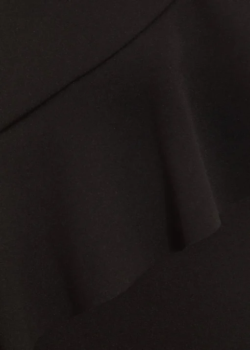 Quiz Black Frill Mini Skirt