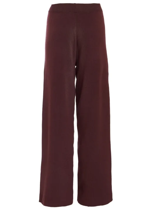 Quiz Brown Knit Wide Leg Trousers