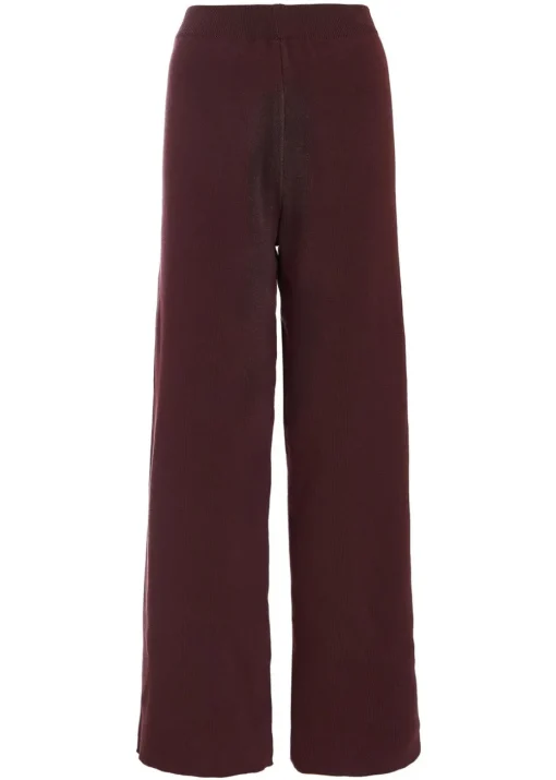 Quiz Brown Knit Wide Leg Trousers