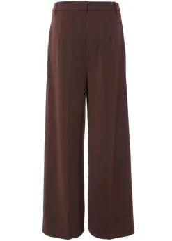 Quiz Brown Wide Leg Trousers