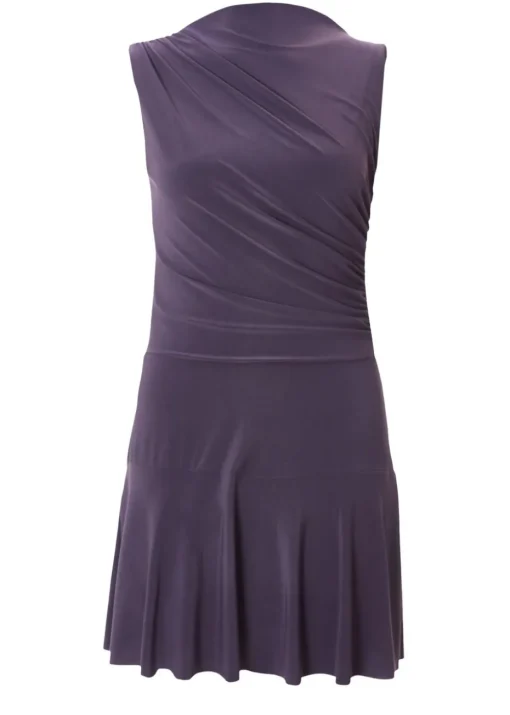 Quiz Charcoal Ruched Playsuit