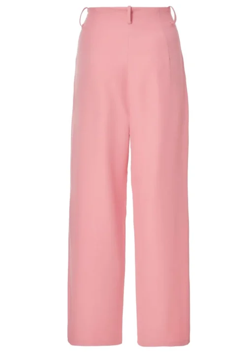 Quiz Coral Woven Wide Leg Trousers