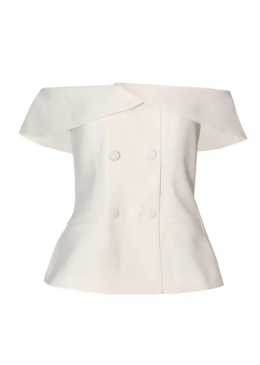 Quiz Cream Bardot Waistcoat