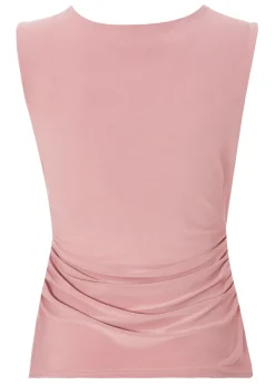 Quiz Pink Cowl Neck Top