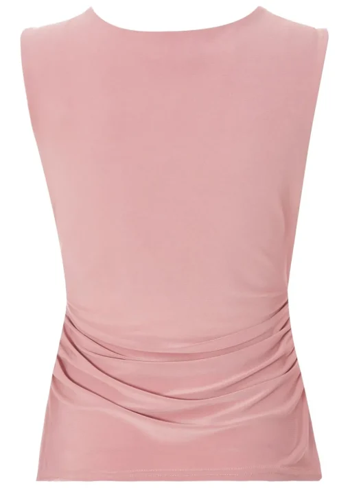 Quiz Pink Cowl Neck Top
