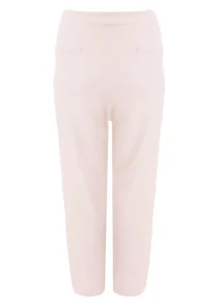 Quiz Pink Curve Tapered Leg Trousers
