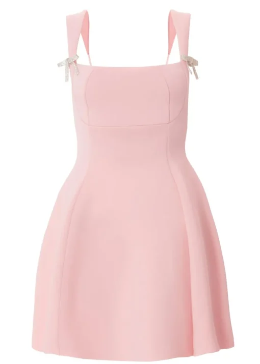Quiz Pink Petite A-Line Mini Dress