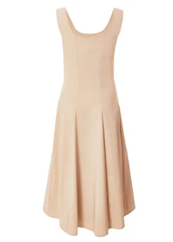 Quiz Stone Square Neck Midaxi Dress