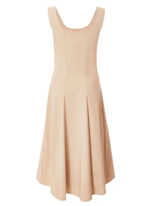 Quiz Stone Square Neck Midaxi Dress