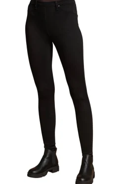 Roman Black Stretch Jersey Denim Jegging