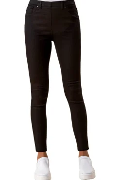 Roman Black Ultimate Denim Cropped Jegging (29 Inch)