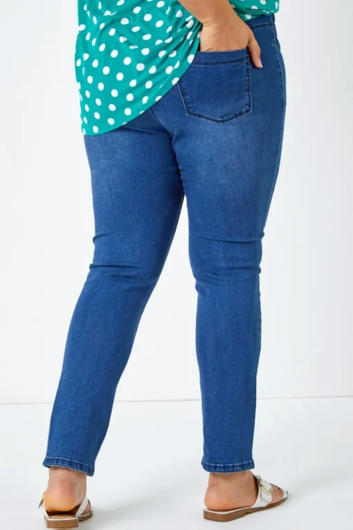Roman Blue Curve Stretch Denim Jegging
