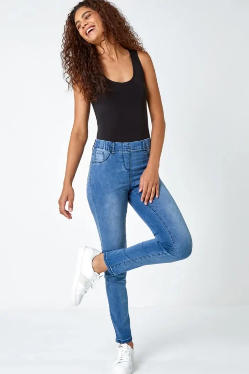 Roman Bright Blue 31" Stretch Denim Jegging