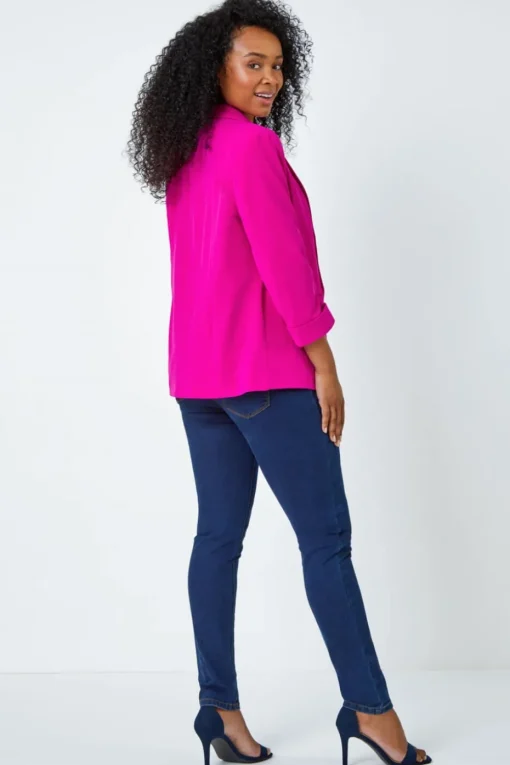 Roman Candy Pink Classic Stretch Blazer