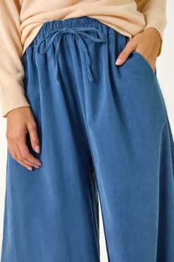 Roman Denim Baby Corduroy Wide Leg Trousers