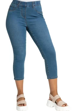 Roman Denim Petite Stretch Crop Denim Jegging