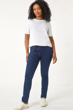 Roman Indigo Petite Denim Stretch Jegging