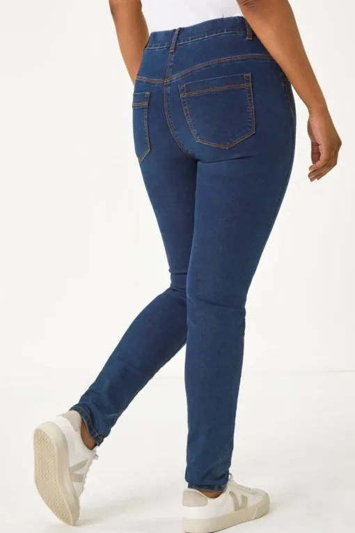 Roman Indigo Petite Denim Stretch Jegging
