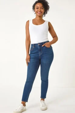 Roman Indigo Petite Skinny Stretch Jean