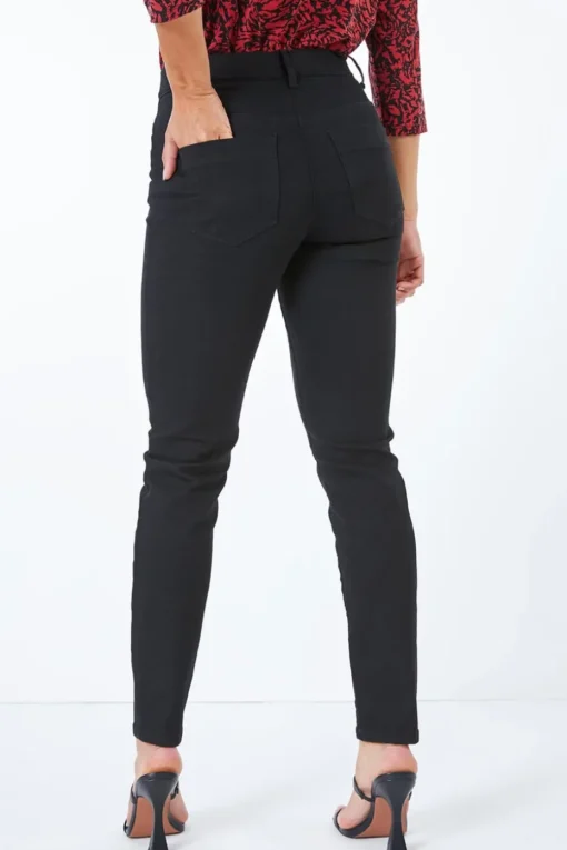 Roman Petite Black Stretch Denim Jegging