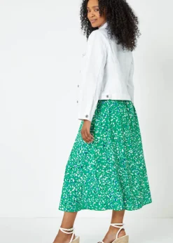 Roman Petite White Bleached Denim Jacket