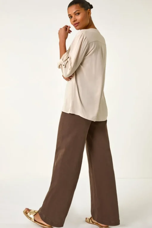 Roman Stone Buttoned Pocket Shirt