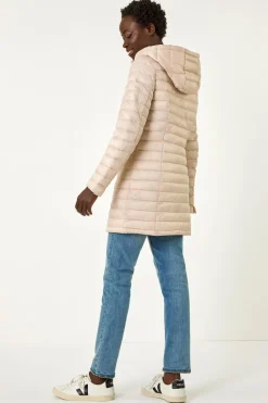 Roman Stone Padded Hooded Coat
