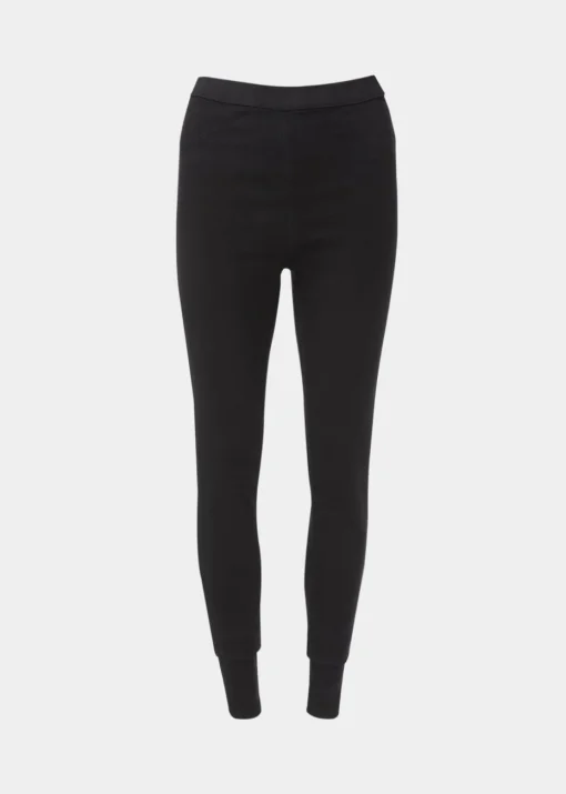 Rosie Black Pull On Jeggings (Long Length)