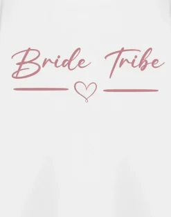 Show Me The Merch Bride Tribe White T Shirt