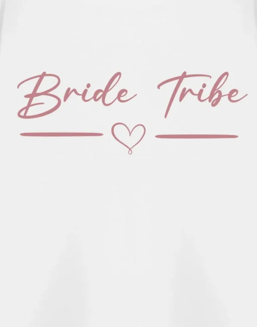 Show Me The Merch Bride Tribe White T Shirt