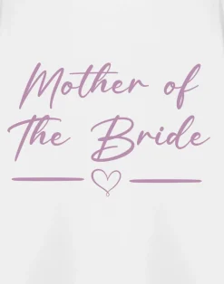 Show Me The Merch Mother Of The Bride White T Shirt