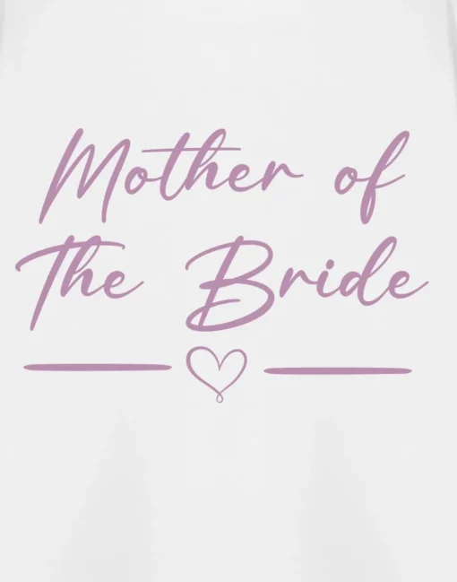Show Me The Merch Mother Of The Bride White T Shirt